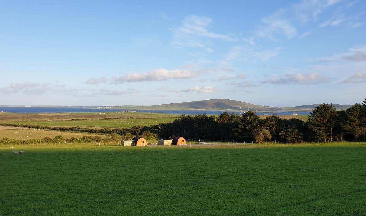 Lilly'S Lodges Orkney Hedgehog Lodge Finstown المظهر الخارجي الصورة